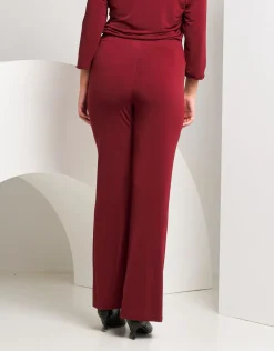 Pantalone a zampa con elastico