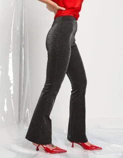 Pantalone a zampa con elastico