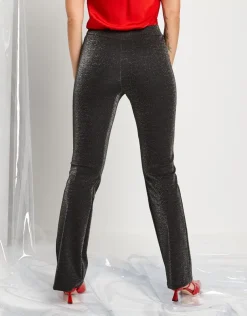 Pantalone a zampa con elastico