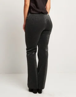 Pantalone a zampa con elastico