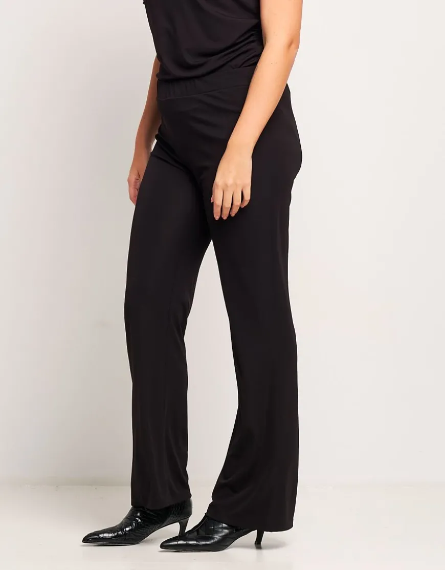 Pantalone a zampa in jersey
