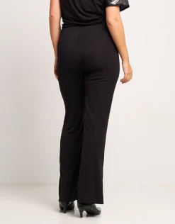 Pantalone a zampa in jersey