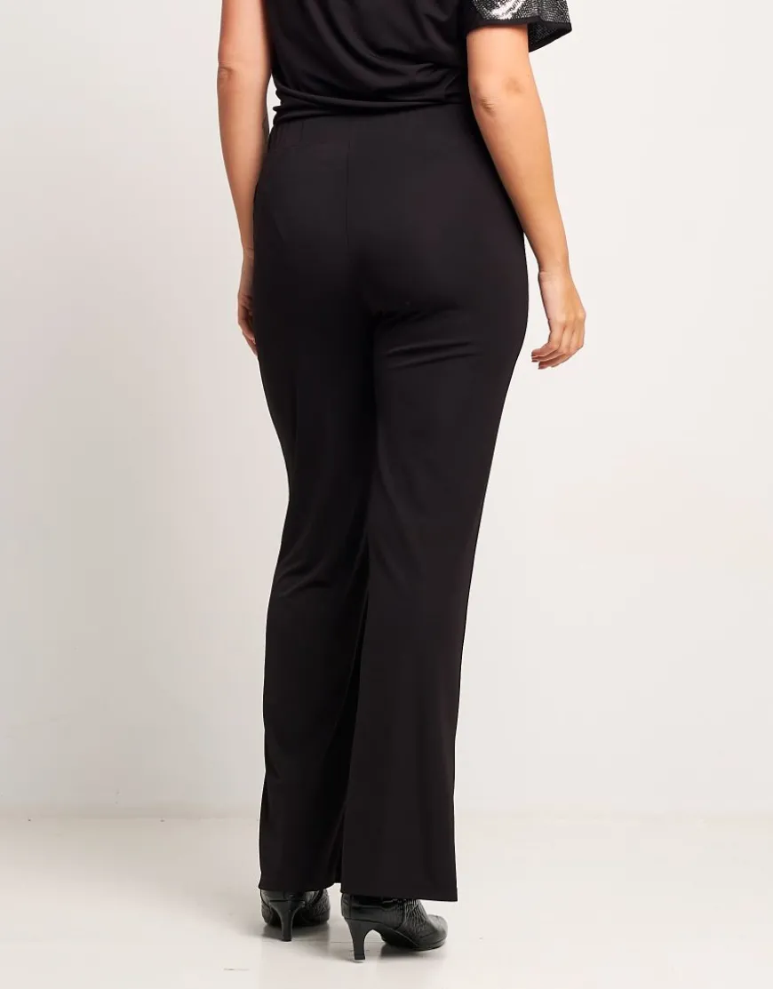 Pantalone a zampa in jersey