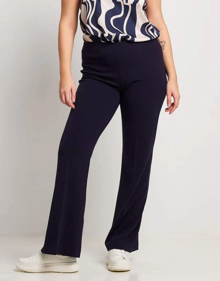 Pantalone a zampetta con elastico