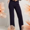 Pantalone a zampetta con elastico