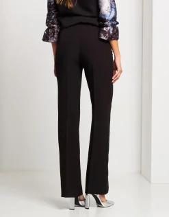 Pantalone a zampetta con elastico e zip