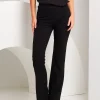 Pantalone a zampetta effetto bouclé