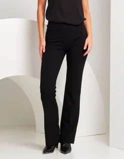 Pantalone a zampetta effetto bouclé