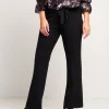 Pantalone a zampetta effetto bouclé