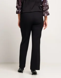 Pantalone a zampetta effetto bouclé