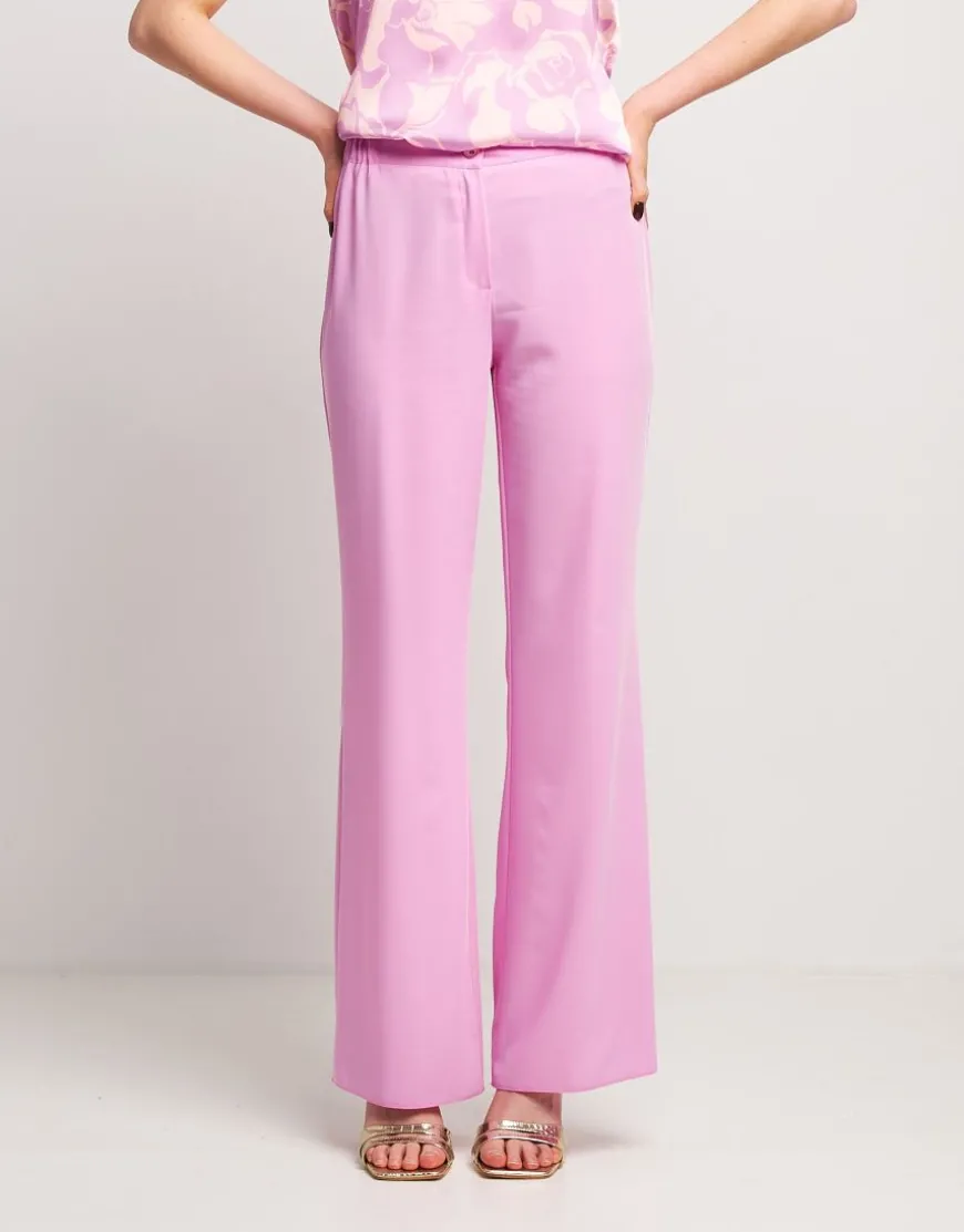 Pantalone ampio fluido blush