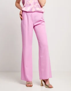 Pantalone ampio fluido blush