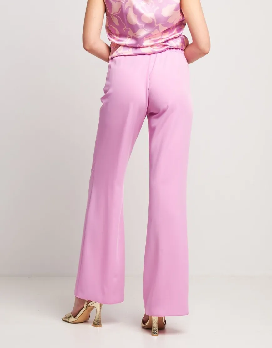 Pantalone ampio fluido blush