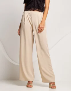 Pantalone ampio in tessuto fluido