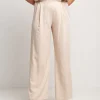 Pantalone ampio in tessuto fluido