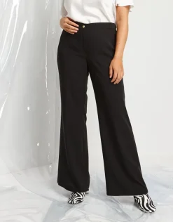 Pantalone ampio in tessuto fluido