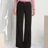 Pantalone ampio in tessuto fluido