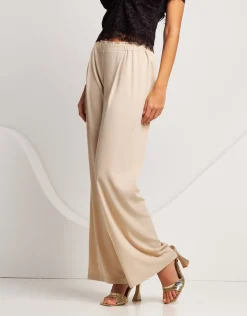 Pantalone ampio in tessuto fluido