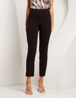 Pantalone basico con elastico in vita
