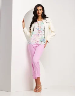 Pantalone bistretch blush