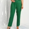 Pantalone con bottoncini in paillettes