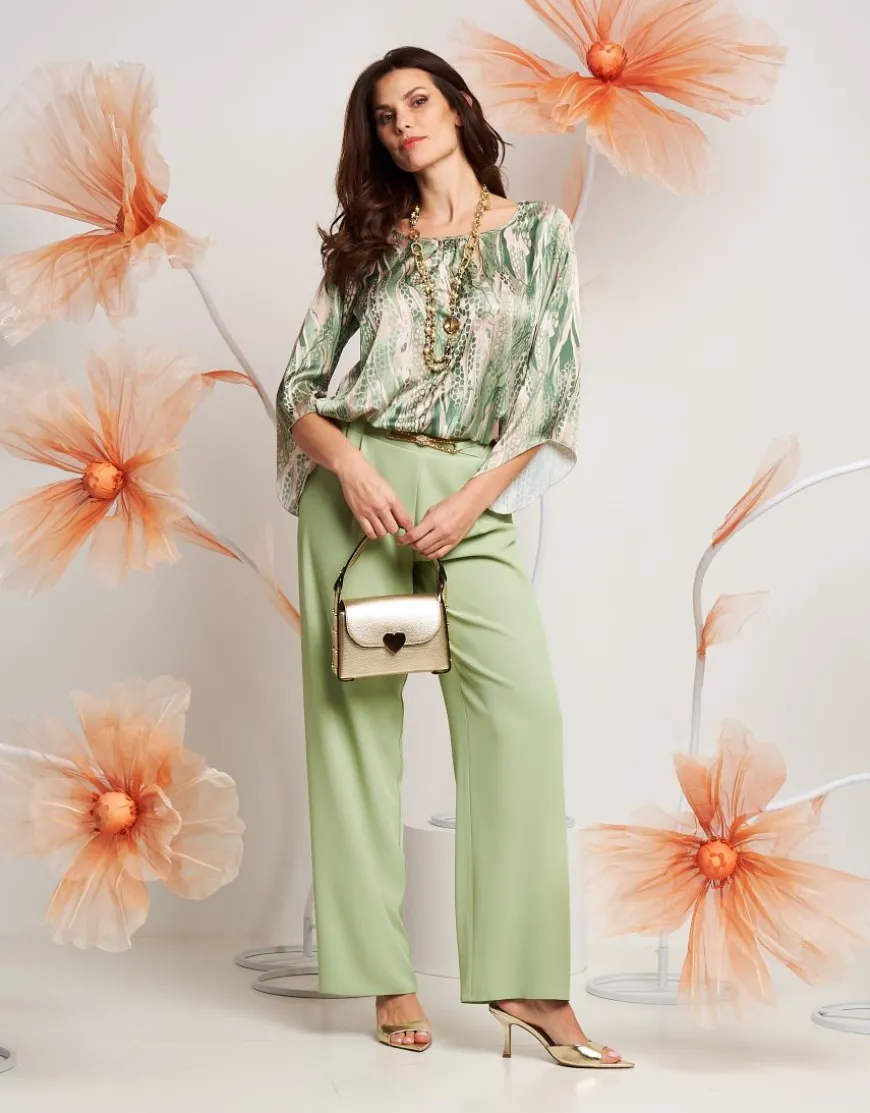 Pantalone con dettaglio in vita
