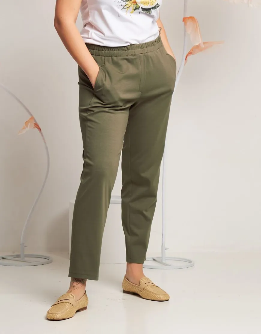 Pantalone con elastico e tasche