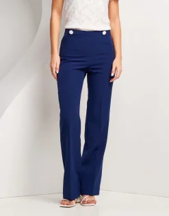 Pantalone con elastico e bottoni
