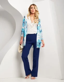 Pantalone con elastico e bottoni