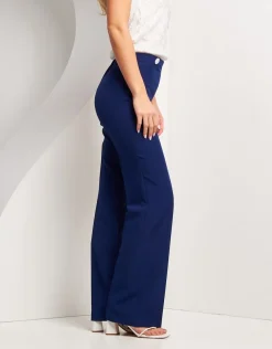 Pantalone con elastico e bottoni