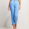 Pantalone con fondo asimmetrico