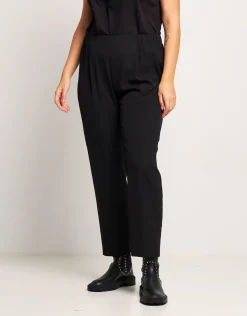 Pantalone con pinces ed elastico