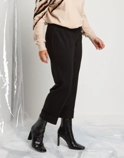 Pantalone con risvolto