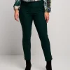 Pantalone con spacchetti e bottone