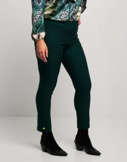 Pantalone con spacchetti e bottone