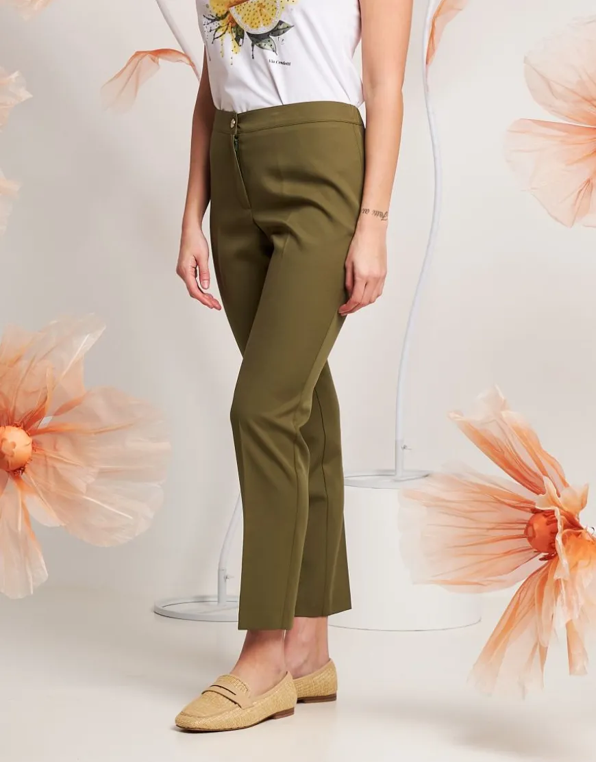 Pantalone dritto con cinturino