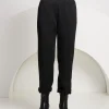 Pantalone dritto con elastico