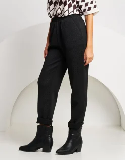 Pantalone dritto con elastico