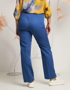 Pantalone dritto in bistretch nuvola