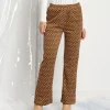 Pantalone fantasia con elastico e tasche