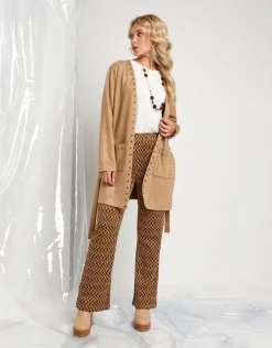 Pantalone fantasia con elastico e tasche