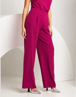 Pantalone fluido a gamba dritta