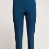 Pantalone in bengalina con risvolto