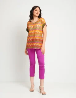 Pantalone in bengalina con elastico
