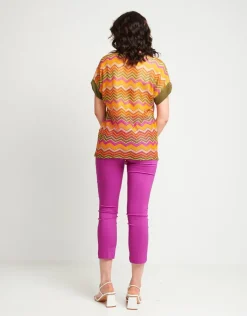 Pantalone in bengalina con elastico