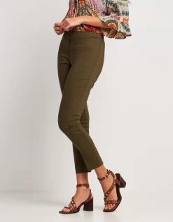 Pantalone in bengalina con elastico