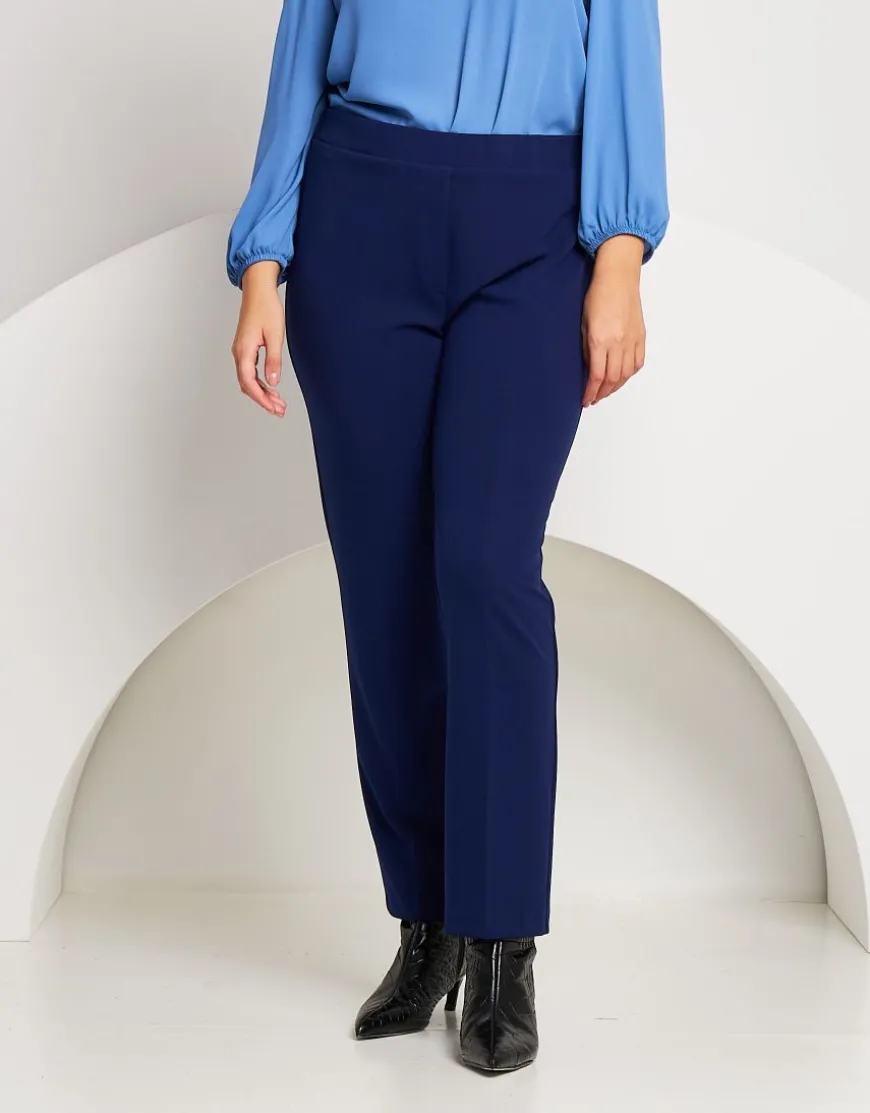 Pantalone in bistretch blu