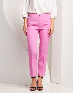 Pantalone in bistretch con elastico