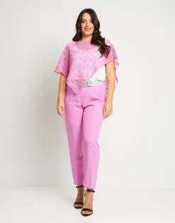 Pantalone in bistretch con elastico