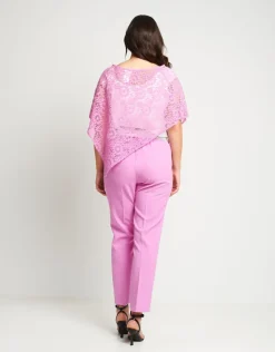 Pantalone in bistretch con elastico